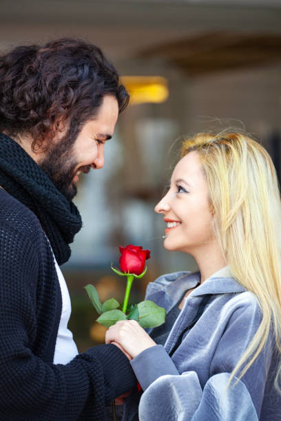 istock Surprise for you. Valentines couple. 1822611246