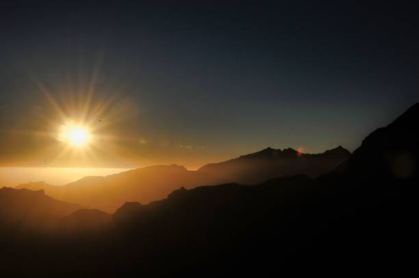 istock sunset in the mountains, photo picture digital image 1822623083