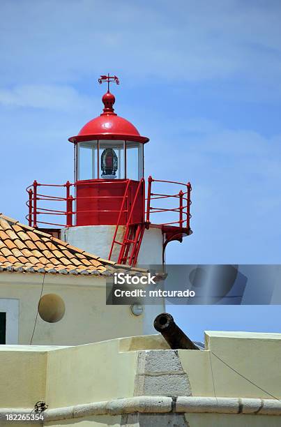 São Tomé Lighthouse And Portuguese Cannon Stock Photo - Download Image Now - Africa, Afrika Afrika, Architecture