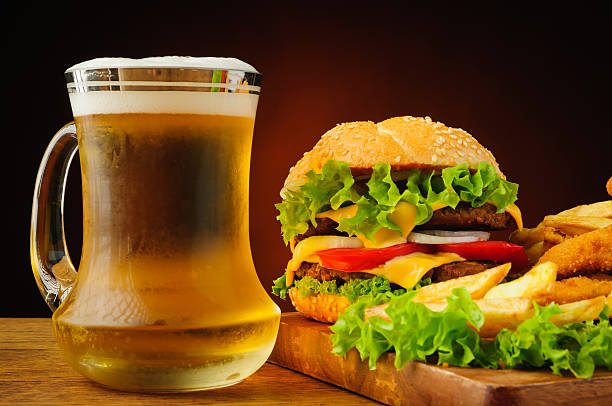 istock Fast food and beer 182267238