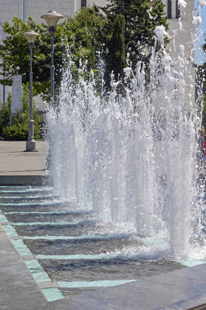 istock Water Jet Fountain Plateau 1822683327