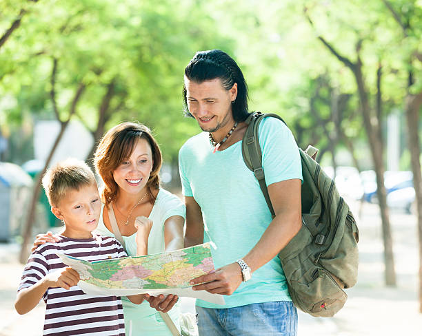istock Man pointing the direction  for family 182270549