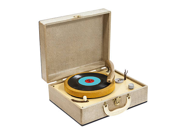 istock Little Vintage Record Player in Box 182270628