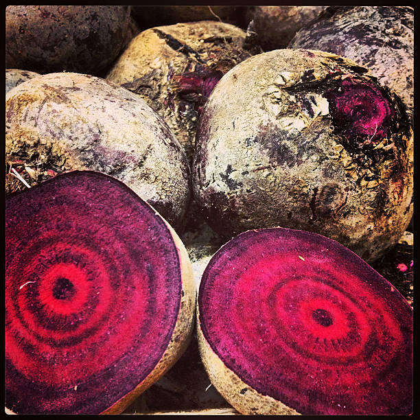Raw Beets Close-Up