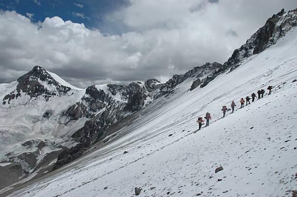 istock Hikers on their way to Aconcagua 182273745