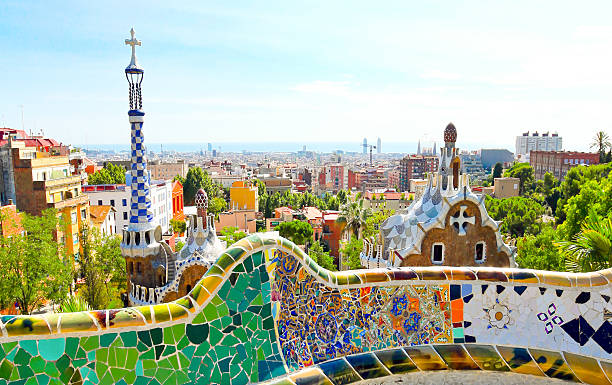 istock The famous Park Guell on July 25, 2011 in Barcelona 182273802