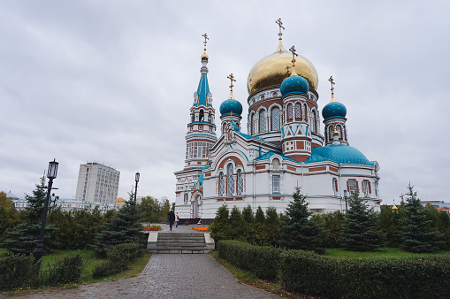 Assumption Cathedral in Omsk, Russia