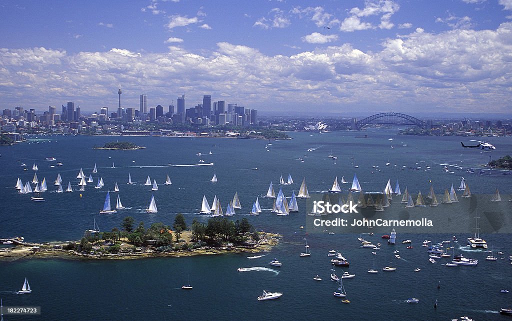 yacht race - Foto stock royalty-free di Andare in barca a vela