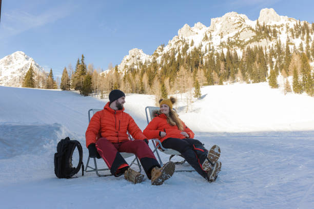 istock couple enjoys a relaxing day outdoors in winter 1822812937