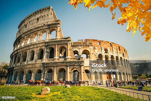 Colosseum In Rome Stock Photo - Download Image Now - Amphitheater, Ancient, Arch - Architectural Feature