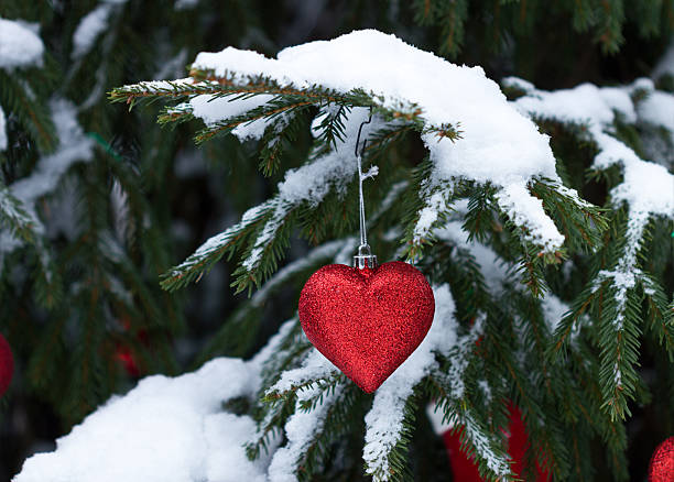 istock Christmas balls heart outdoors 182283339
