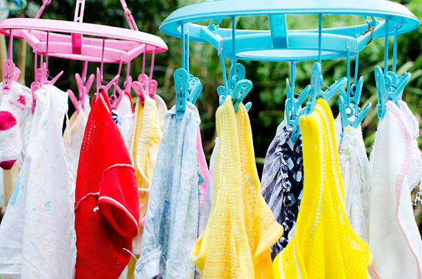 istock Dry Clothes in the air 182286139