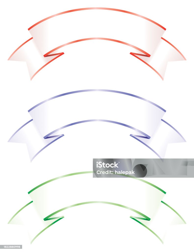 Sign Ribbon Graphics Ribbons Stock Illustration - Download Image Now - Art, Award Ribbon ...