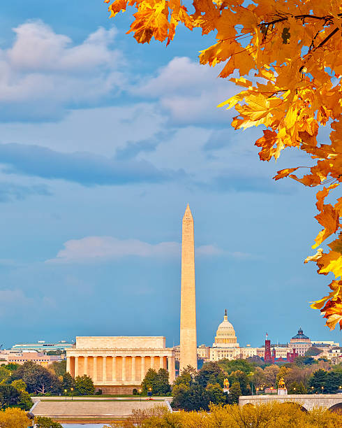 istock Washington DC landmarks in Autumn sun  182289026