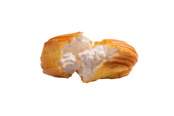 istock Sweet eclairs isolated on a white background. 1822941222