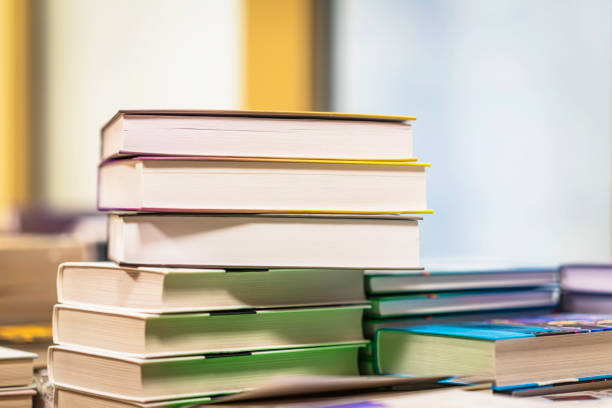 istock Pile of books on table. Education, school, reading concept 1822963217