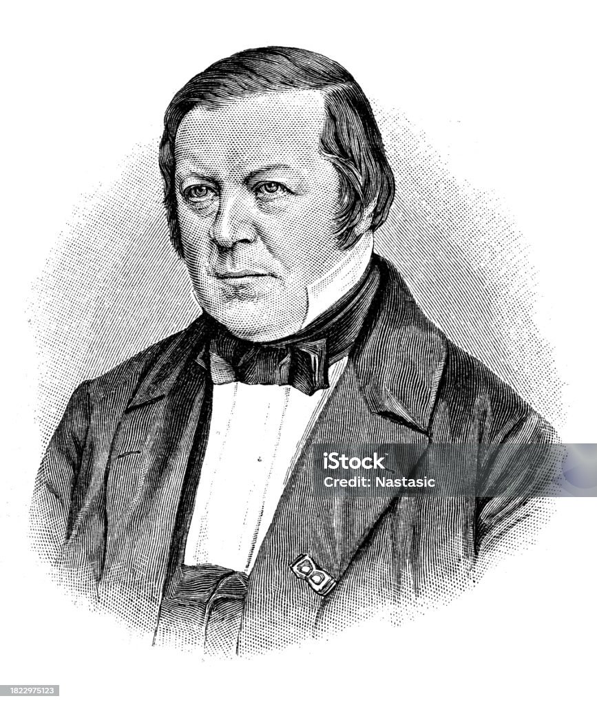 Eilhard Mitscherlich German Scientist 17941863 Stock Illustration