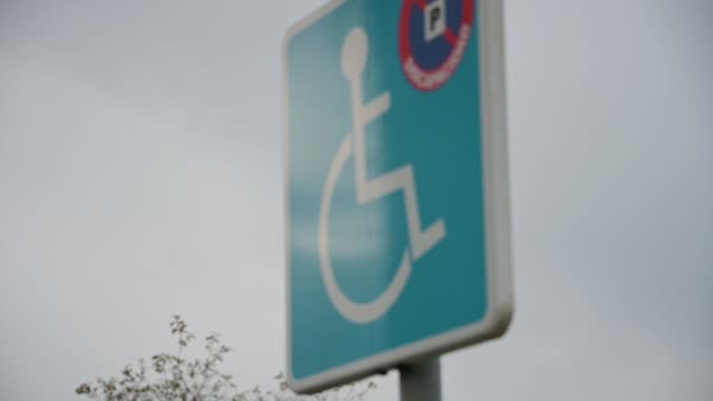 Accesible parking signs