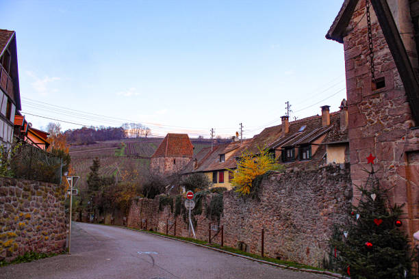 Image of the exterior of the village of Riquewihr