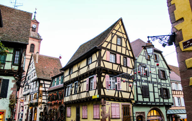 istock Alsacian houses in Riquewihr 1823013982