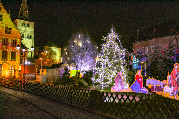 istock Christmas decoration in Turckheim 1823016691