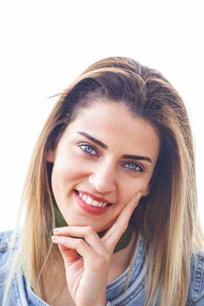 Young Woman Making Facial Expressions