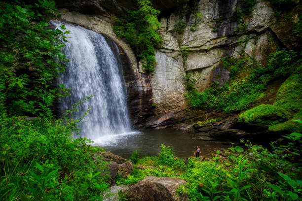 istock Looking Glass Falls Tourist 1823026957