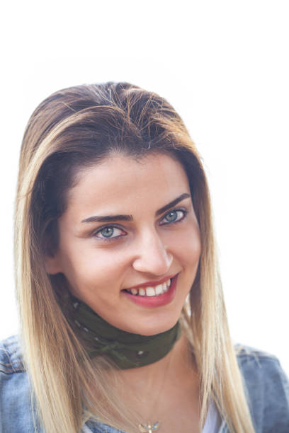 Young Woman Making Facial Expressions