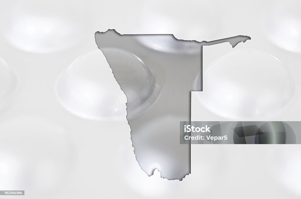 外形地図、薬ナンビアの背景 - アフリカのロイヤリティフリーストックフォト