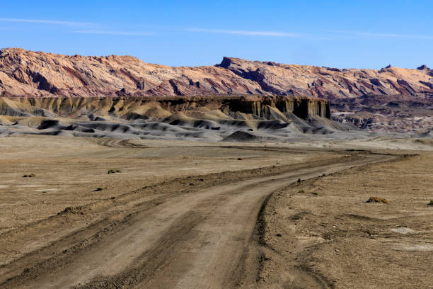 Wild Horse Road and the San Rafel Swell stock photo