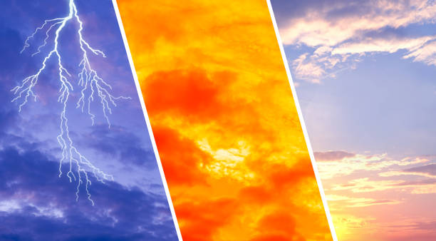 istock sky landscapes collage, weather forecast, global warming, climate change, support environmental activism and raise societal awareness, environmental crisis 1823108555