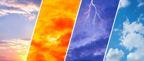 istock sky landscapes collage, weather forecast, global warming, climate change, support environmental activism and raise societal awareness, environmental crisis 1823116894