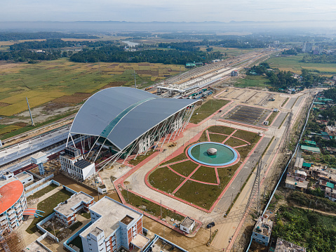 SOCHI, ADLER, RUSSIA - JUNE 18, 2017: Stadium Fisht at Olympic Park in Sochi