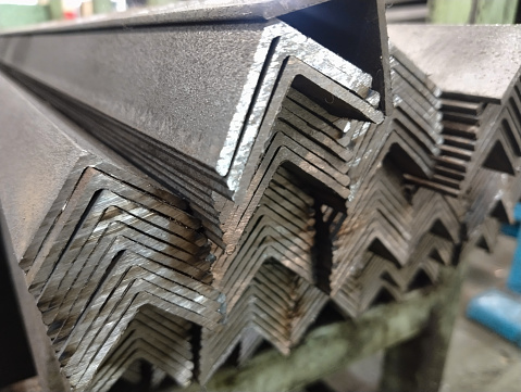 aluminum ingots stacked on a pallet, raw material, aluminum alloy ready to be processed, horizontal