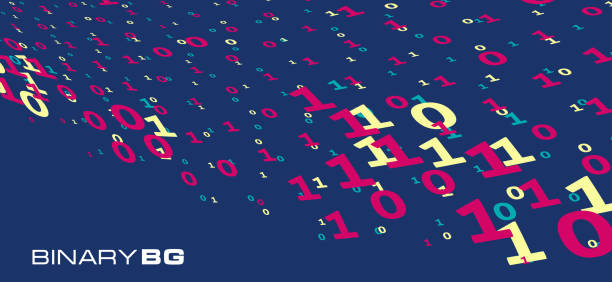 20+ Digital Flow Ones And Zeros Stock Illustrations, Royalty-Free ...