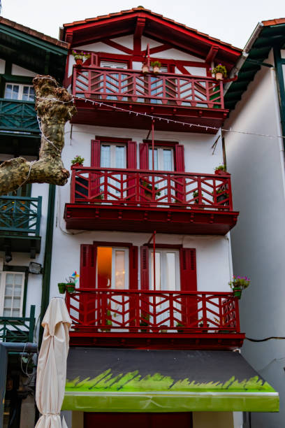 istock Vibrant homes in Hondarribia, Basque Country. 1823322731