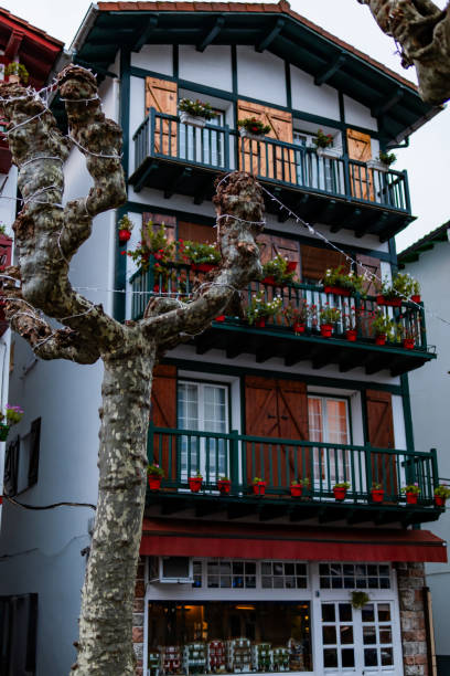 istock Bright homes, Hondarribia, vibrant Basque palette. 1823323656