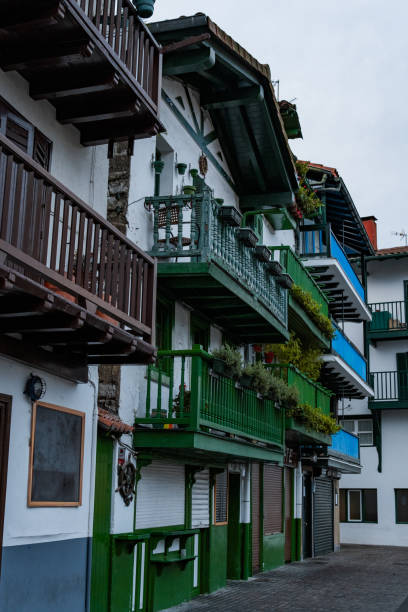 istock Basque Country's vivid houses, autumnal. 1823355012