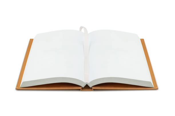 istock close up of blank white book isolated on white background. top view 1823392482
