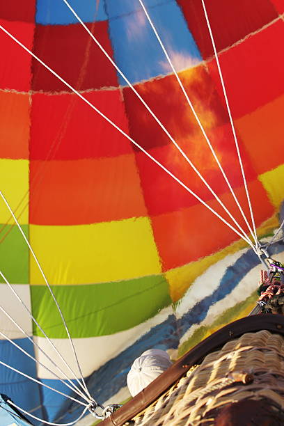istock Hot Air Balloon Pilot Ascent 182341738