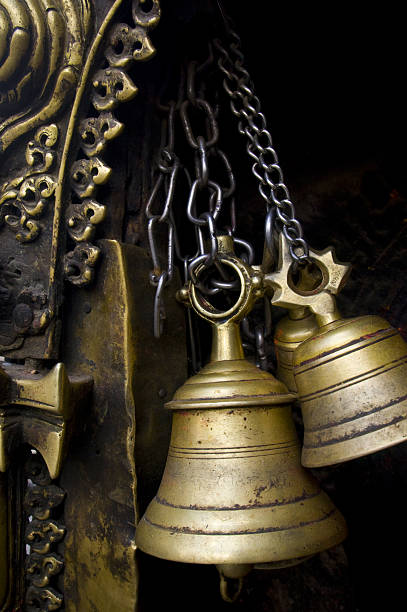 istock Golden Nepali bells 182341968