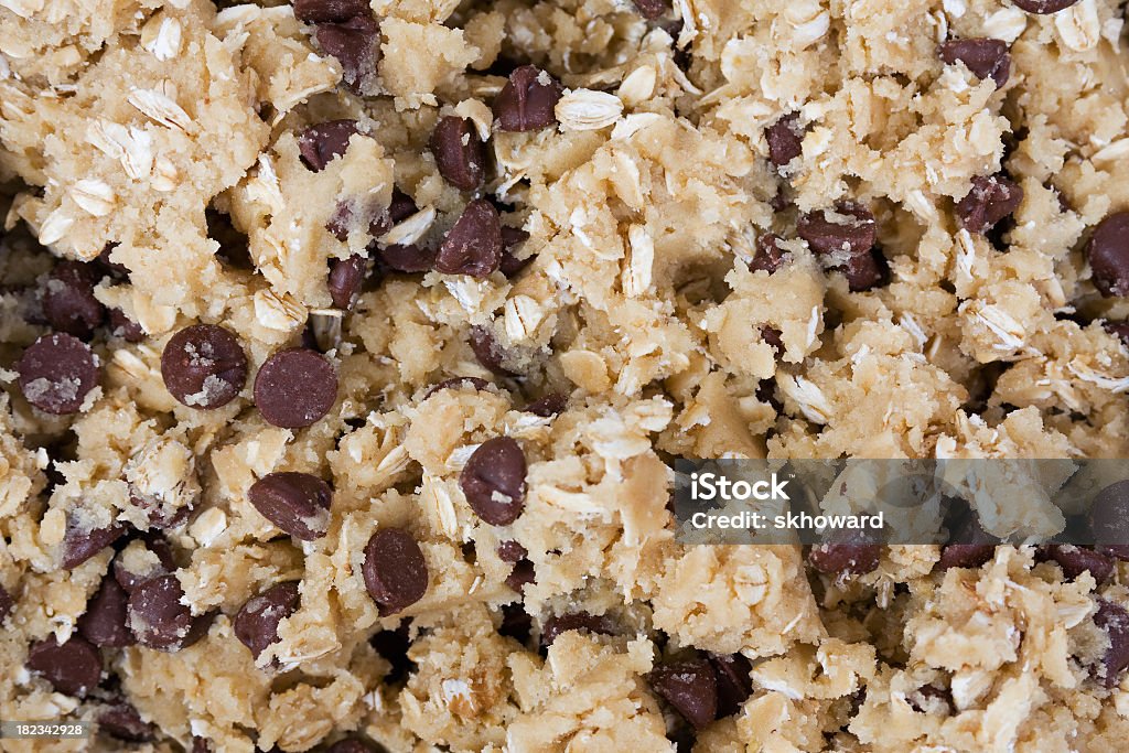 Chocolate Chip Cookie-Teig - Lizenzfrei Keks Stock-Foto