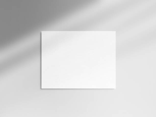 istock Blank horizontal letter paper size paper mockup 1823431719