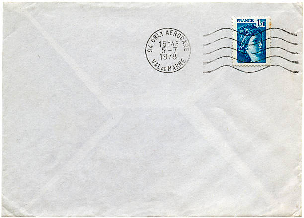Envelope from Orly airport to England 1978