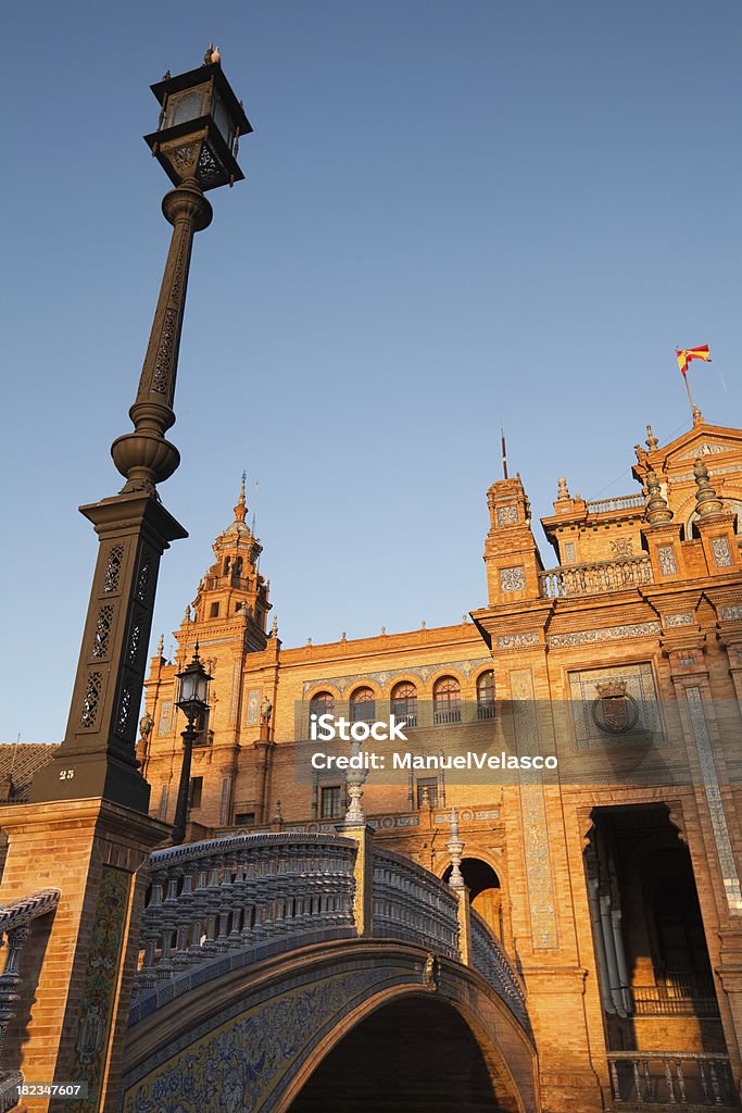 plaza de españa, Sevilha - Foto de stock de Andaluzia royalty-free
