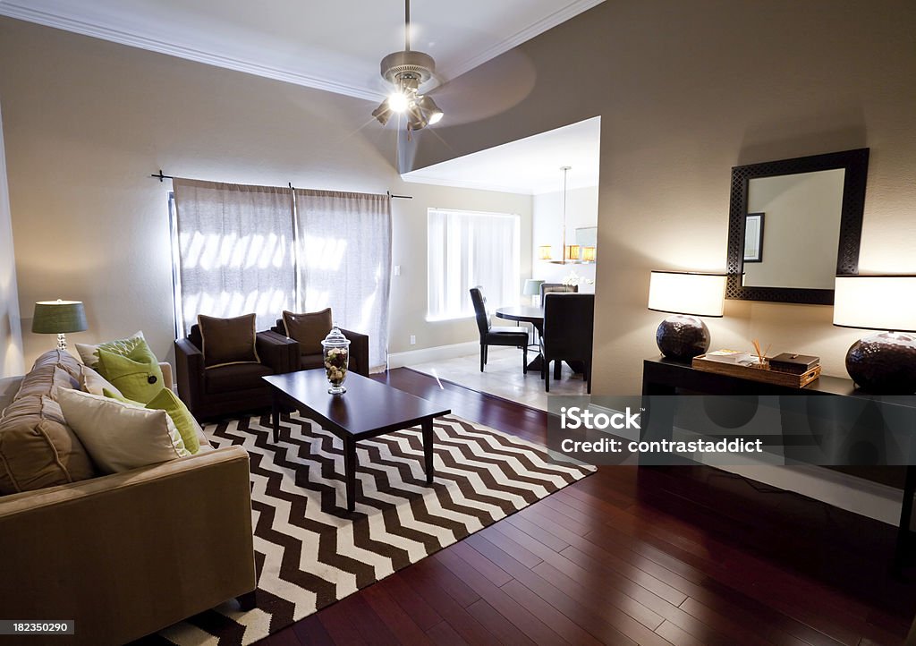 Moderno Interior de casa - Foto de stock de Arquitetura royalty-free