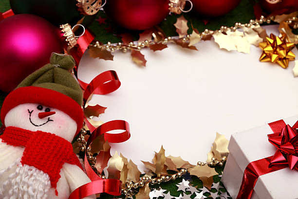 istock Christmas ornaments and copy space 182352109