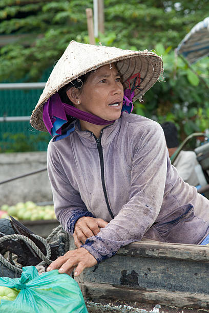 istock Vietnam, floating market, near Can Tho. 182352193