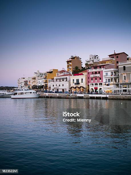 Foto de Agios Nikolaos Crete Grécia De Frente Para O Mar e mais fotos de stock de Aghios Nikolaos