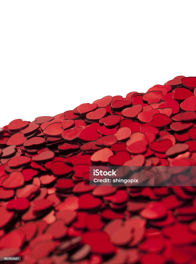 Confettis coeur rouge - Photo de Amour libre de droits